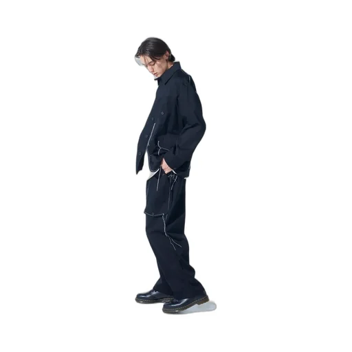 Cotton Twill Color Stitching Coveralls