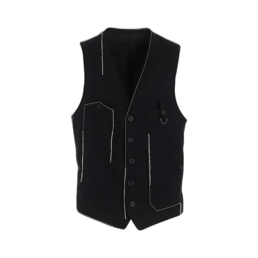 Cotton Twill Color Stitching Work Vest