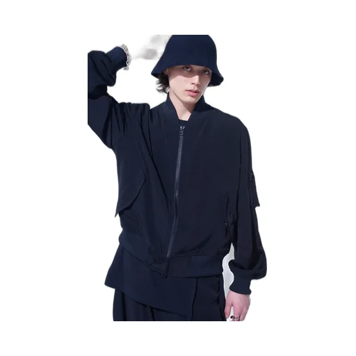 Crepe De Chine Bomber Jacket