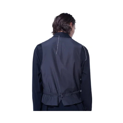 Cotton Twill Color Stitching Work Vest