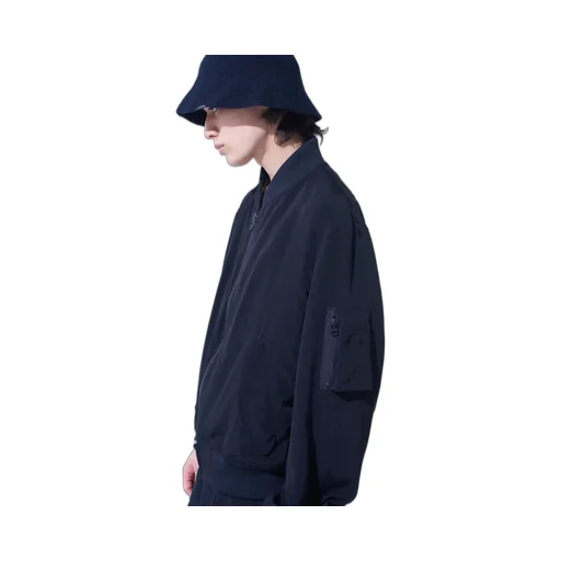 Crepe De Chine Bomber Jacket
