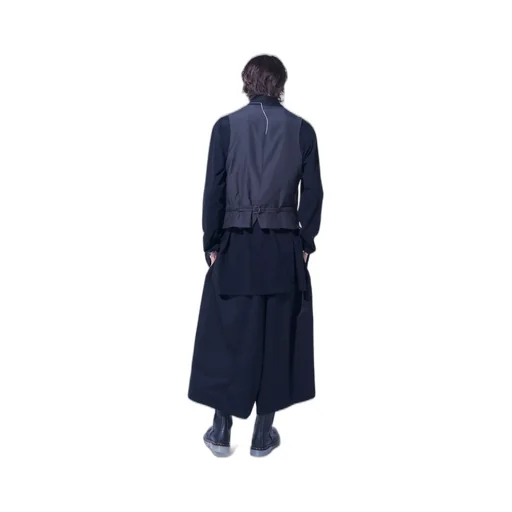 Cotton Twill Color Stitching Work Vest
