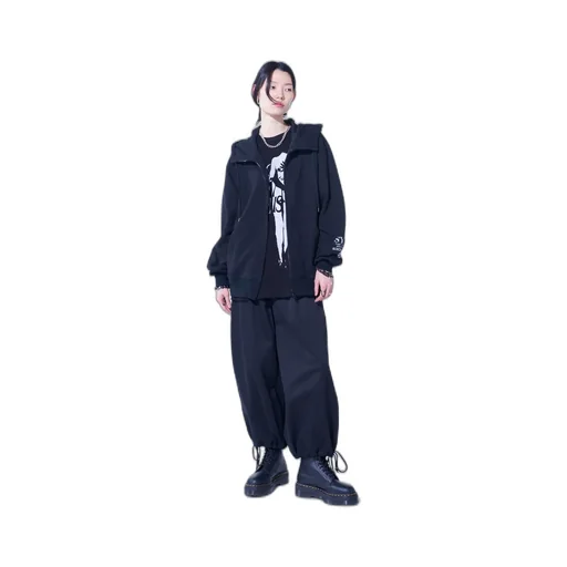S'yte X Koichi Iyoda Artwork Printed Zip-Up Hoodie -Gemini-