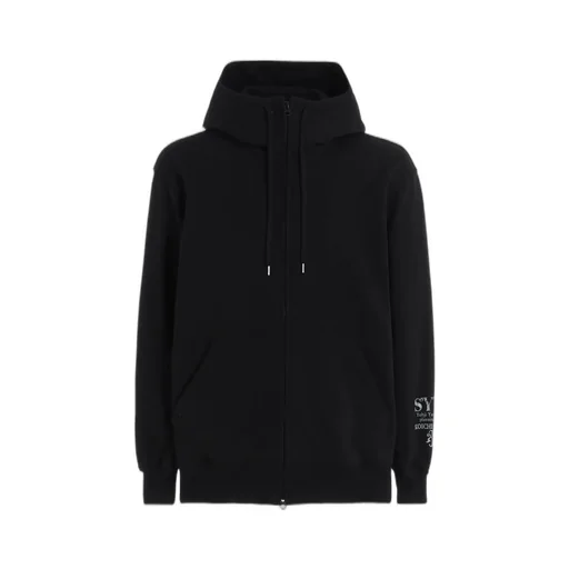 S'yte X Koichi Iyoda Artwork Printed Zip-Up Hoodie -Gemini-
