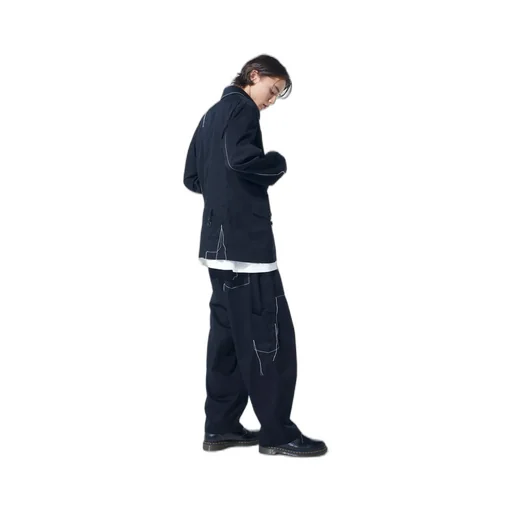 Cotton Twill Color Stitching Work Pant