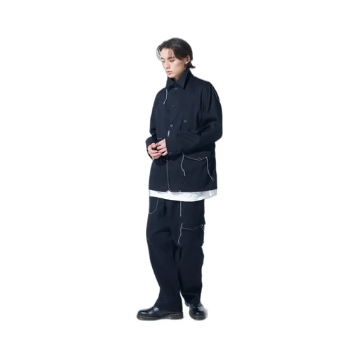 Cotton Twill Color Stitching Work Pant