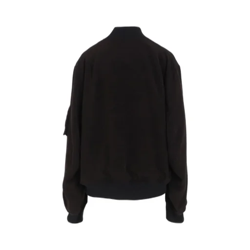 Crepe De Chine Bomber Jacket