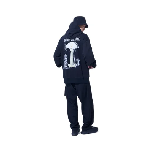 S'yte X Koichi Iyoda Artwork Printed Hoodie -Destroying Angel-