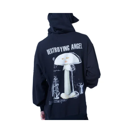 S'yte X Koichi Iyoda Artwork Printed Hoodie -Destroying Angel-