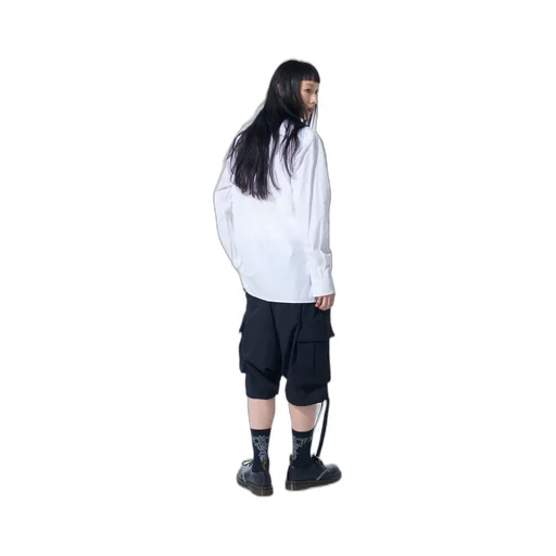 Cotton Broad「Black Is Modest」Message Printed Shirt