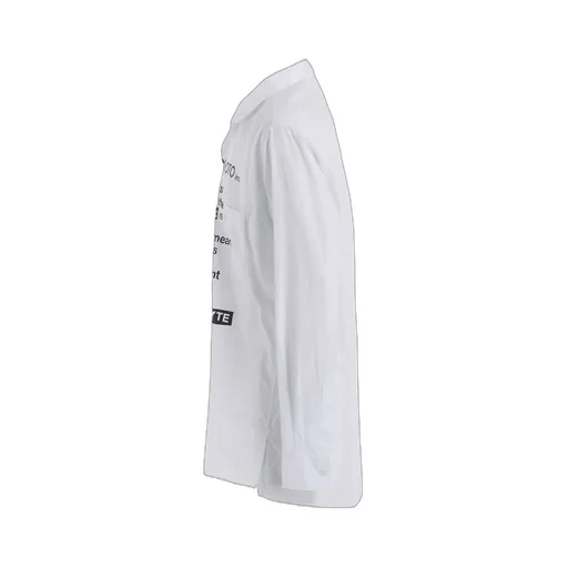 Cotton Broad「Black Is Modest」Message Printed Shirt