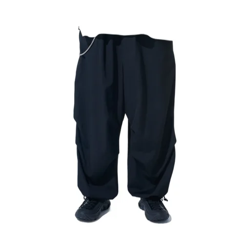Washer Wool Gabardine Knee Tuck Military Pants