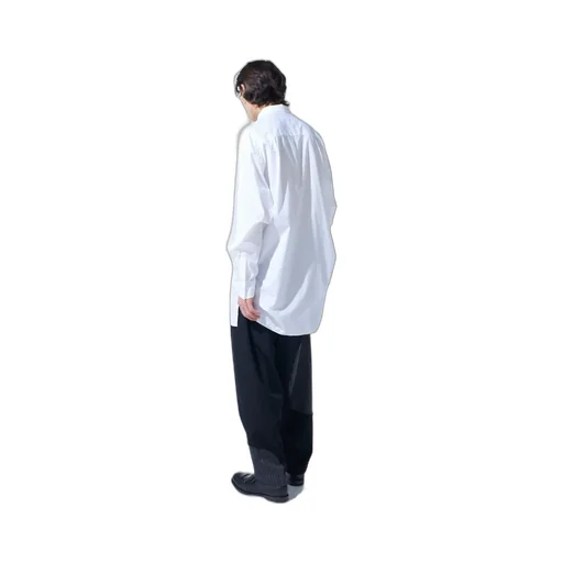 Washer Wool Gabardine Cut-Out Striped Pants
