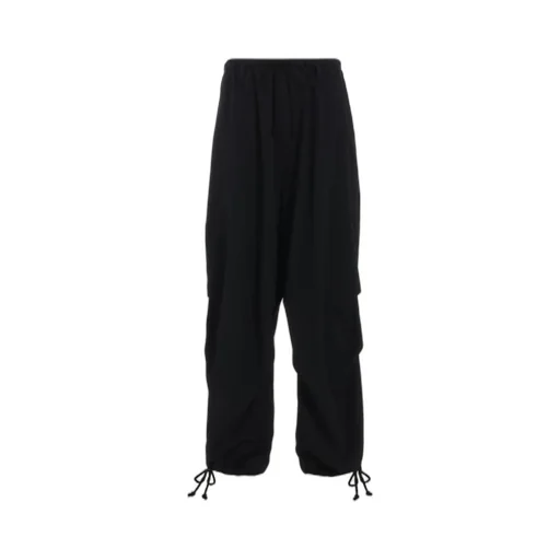 Washer Wool Gabardine Knee Tuck Military Pants