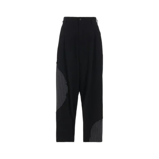 Washer Wool Gabardine Cut-Out Striped Pants
