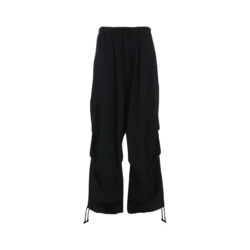 Washer Wool Gabardine Knee Tuck Military Pants