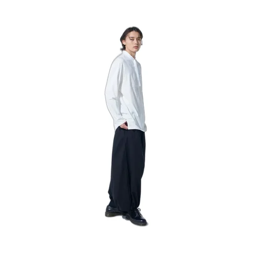 Cotton Drill Cut-Out Balloon Pants