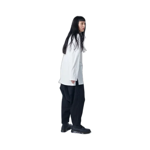 Cotton Drill Cut-Out Sarouel Pants