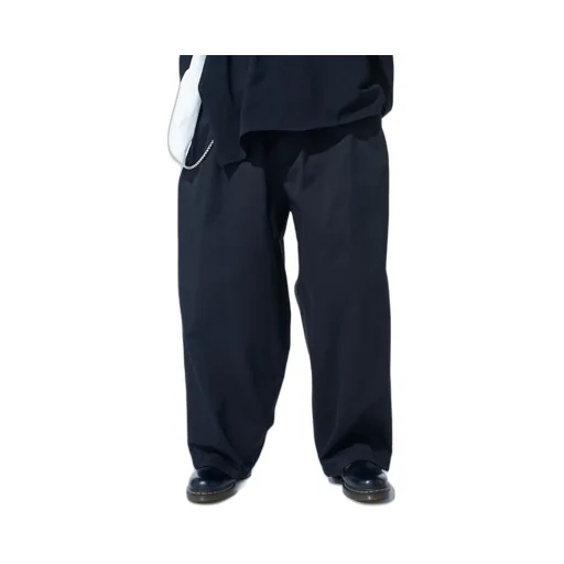 Wepon Cloth Waist-String Wide Pants