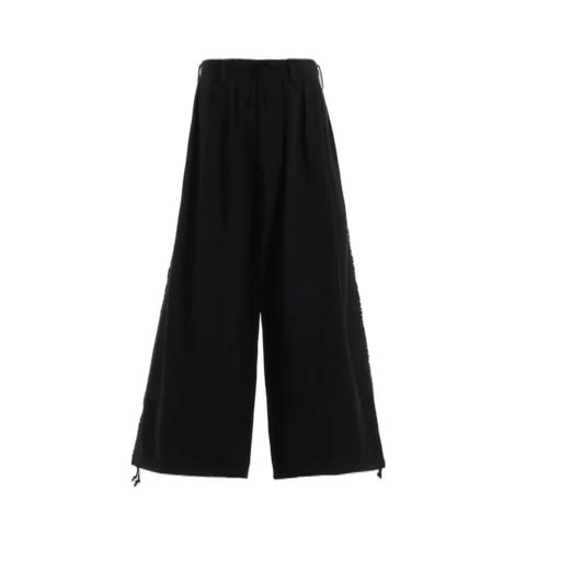 Cotton Drill Cut-Out Balloon Pants
