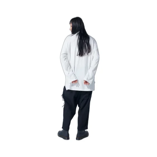 Cotton Drill Cut-Out Sarouel Pants