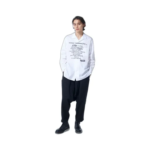Cotton Drill Cut-Out Sarouel Pants
