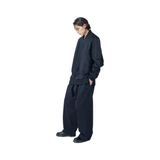 Wepon Cloth Waist-String Wide Pants