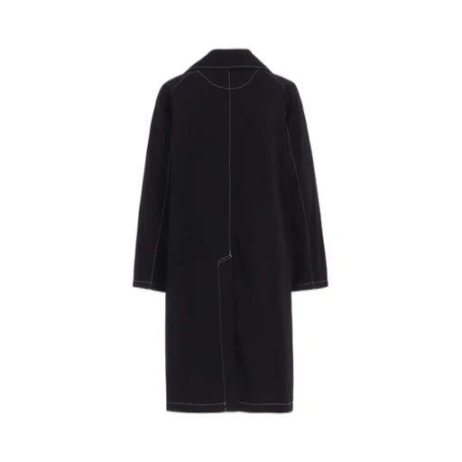 Cotton Twill Garment Dyed Tie-Locken Coat