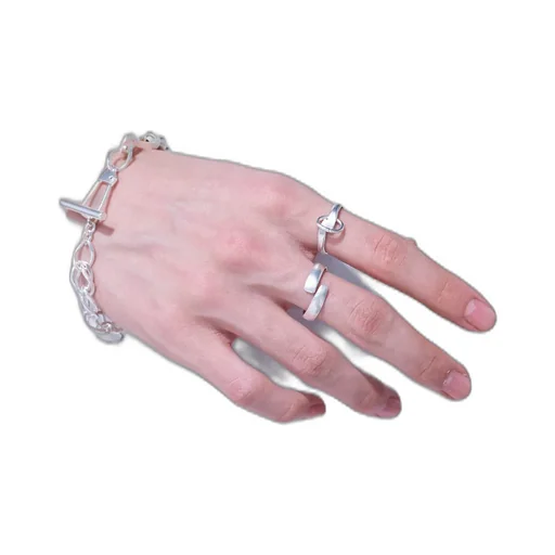 Brass Two-Strand Mix Ring