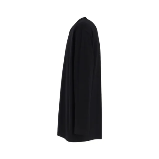 Bicolor Long-Sleeved T-Shirt With Hem Slits