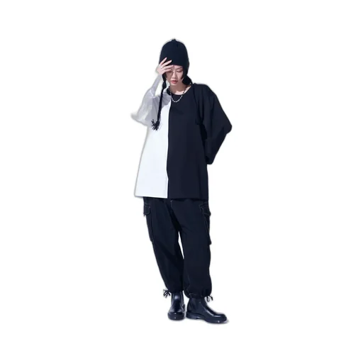 Cotton Twill Garment Dyed Balloon Cargo Pants