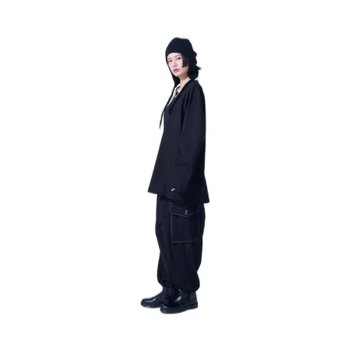 Cotton Twill Garment Dyed Balloon Cargo Pants