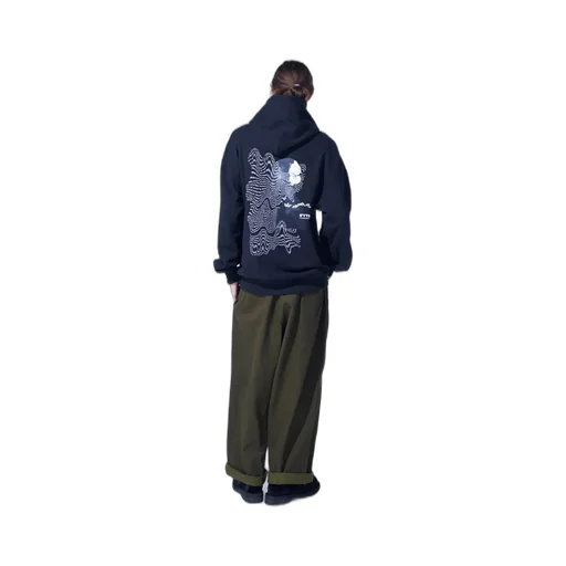 Graphic Hoodie White Flower