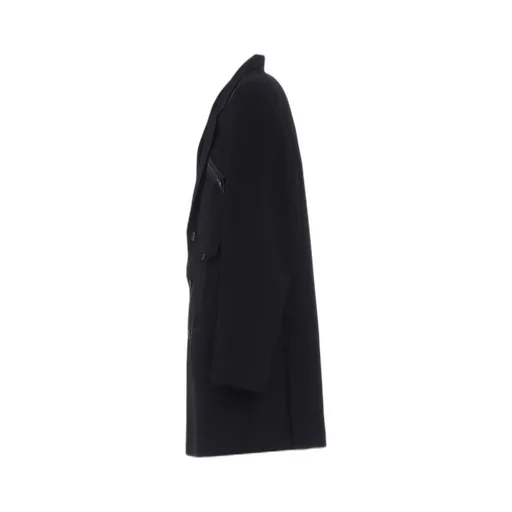 Pe/Gabardine Zipper-Taped Long Jacket