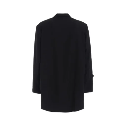 Pe/Gabardine Zipper-Taped Long Jacket