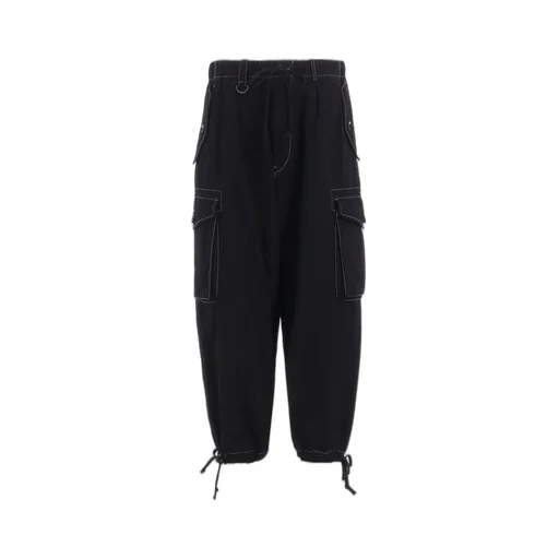 Cotton Twill Garment Dyed Balloon Cargo Pants