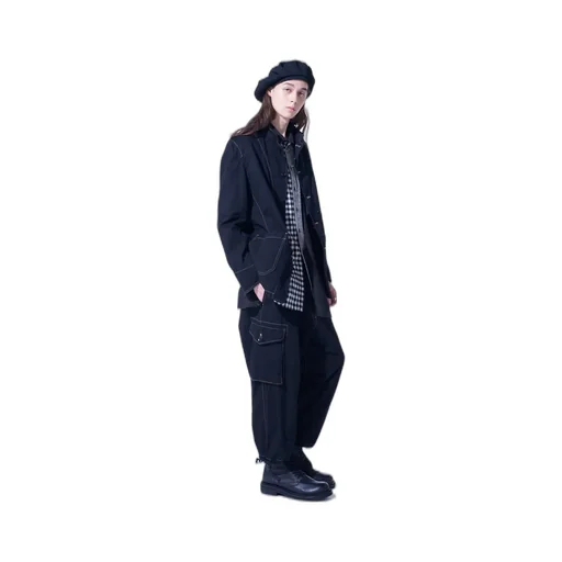Cotton Twill Garment Dyed Stand Collar Jacket