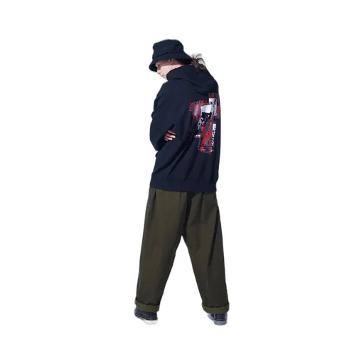 Yy Message Collage Red Graphic Hoodie