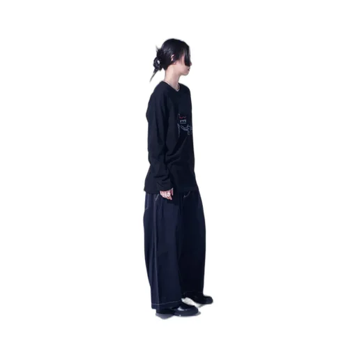 Cotton Twill Garment Dyed Suspender Pants