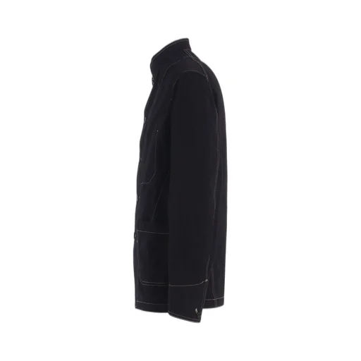 Cotton Twill Garment Dyed Stand Collar Jacket