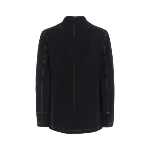 Cotton Twill Garment Dyed Stand Collar Jacket