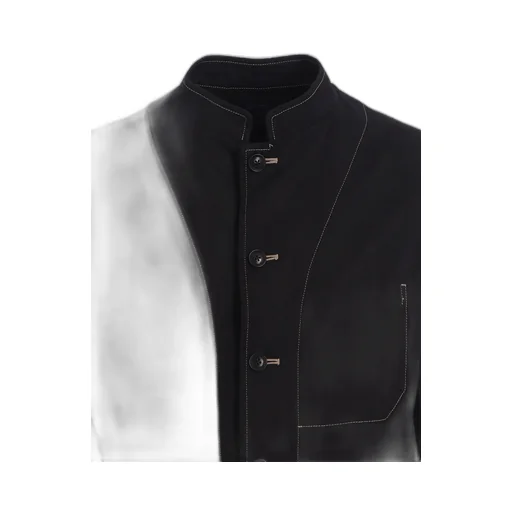 Cotton Twill Garment Dyed Stand Collar Jacket