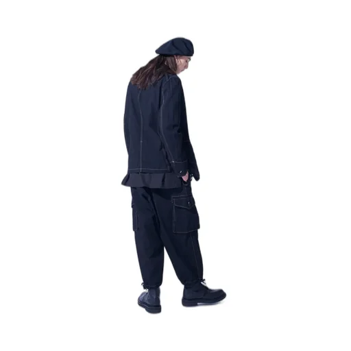 Cotton Twill Garment Dyed Balloon Cargo Pants