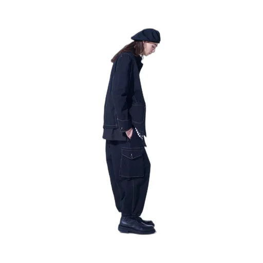 Cotton Twill Garment Dyed Balloon Cargo Pants