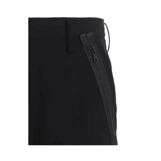 Pe/Gabardine Zipper-Taped Slim Pants