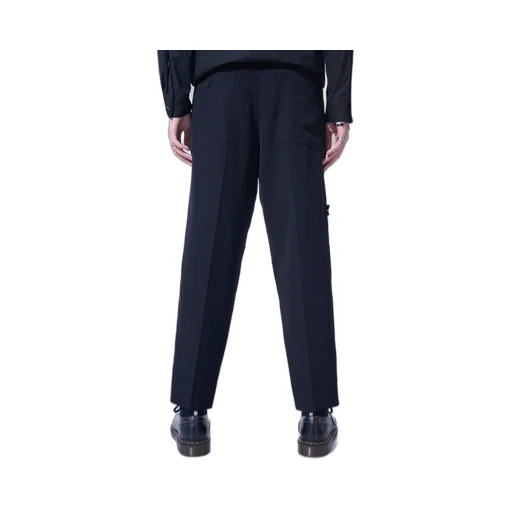 Pe/Gabardine Zipper-Taped Slim Pants