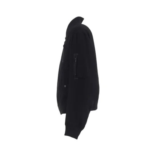Pe/Gabardine Zipper-Taped Bomber Jacket