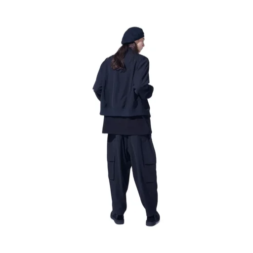 Pe/Gabardine Zipper-Taped Bomber Jacket