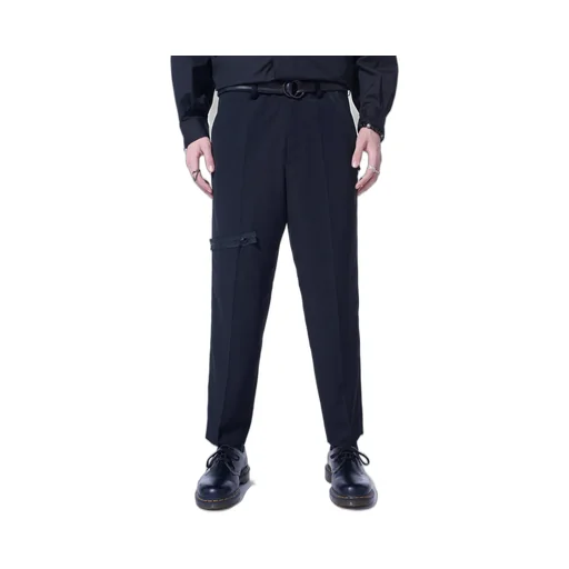 Pe/Gabardine Zipper-Taped Slim Pants