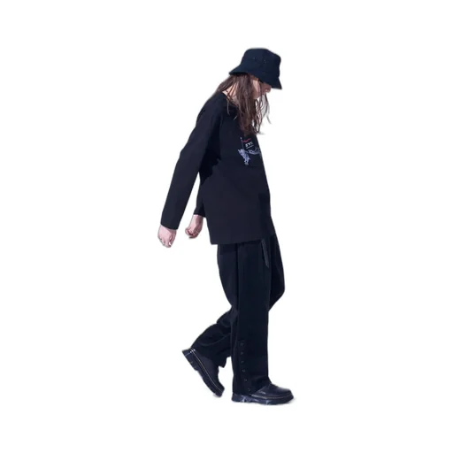 Graphic Long-Sleeved T-Shirt Three Demons